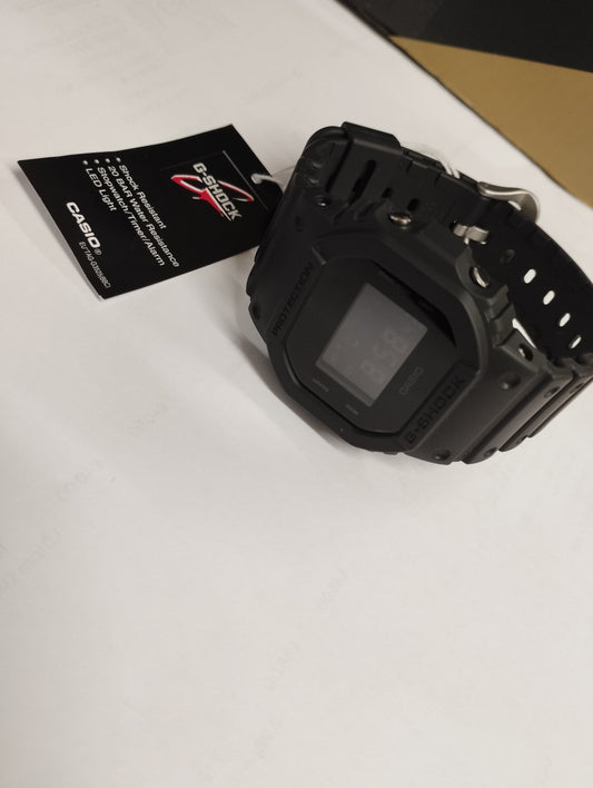 Casio G-Shock DW-5600UBB-1ER Digital Black Resin Strap Watch