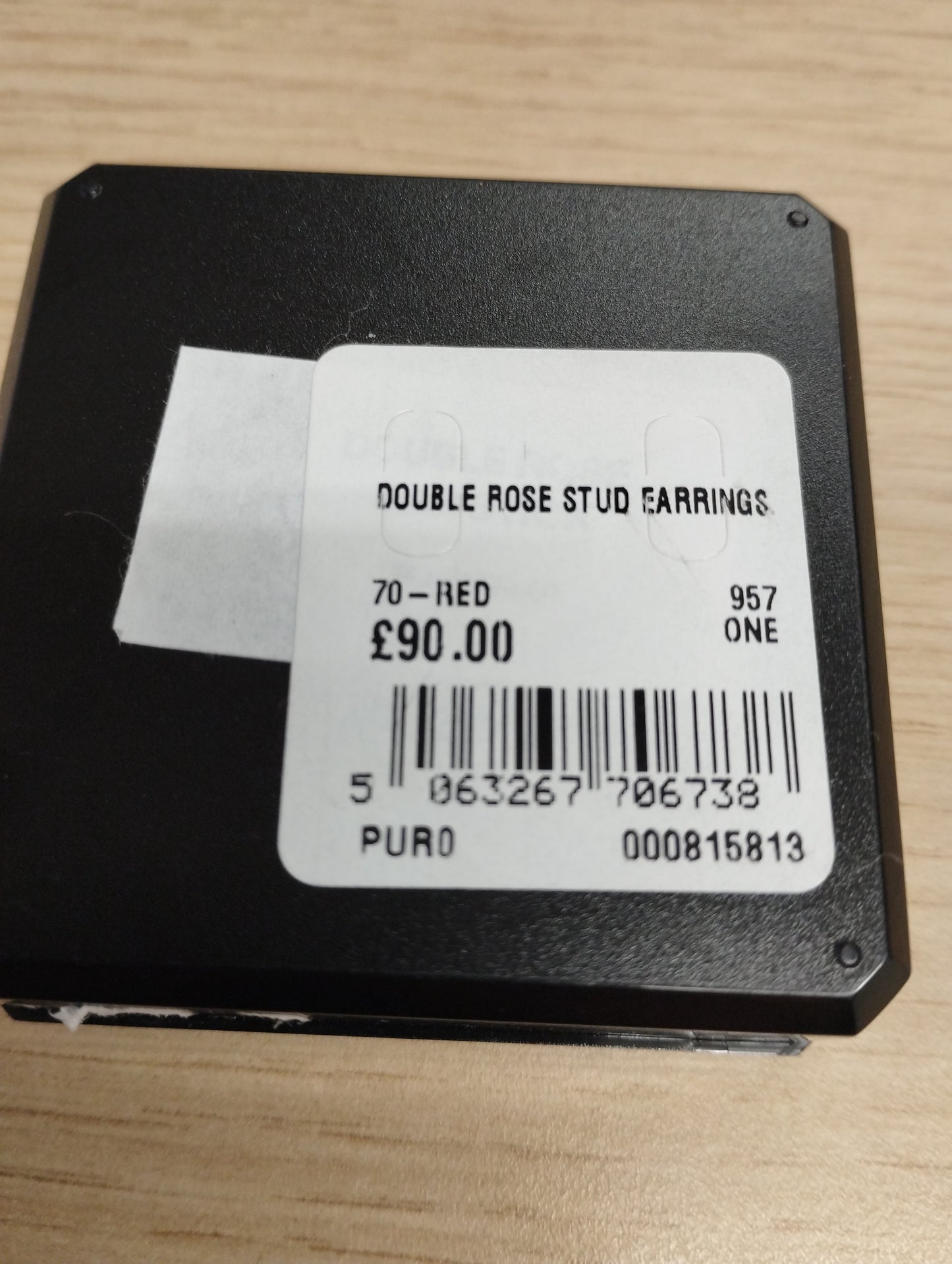 LIBERTY Pura Utz Sterling Silver Double Rose Stud Earrings RRP:£90