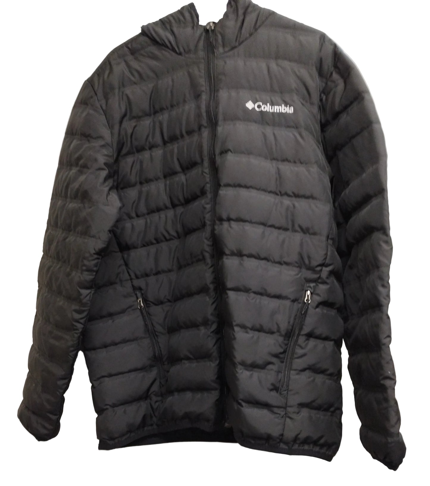 Columbia Mens  Lake Down Puffer Jacket- black- Medium
