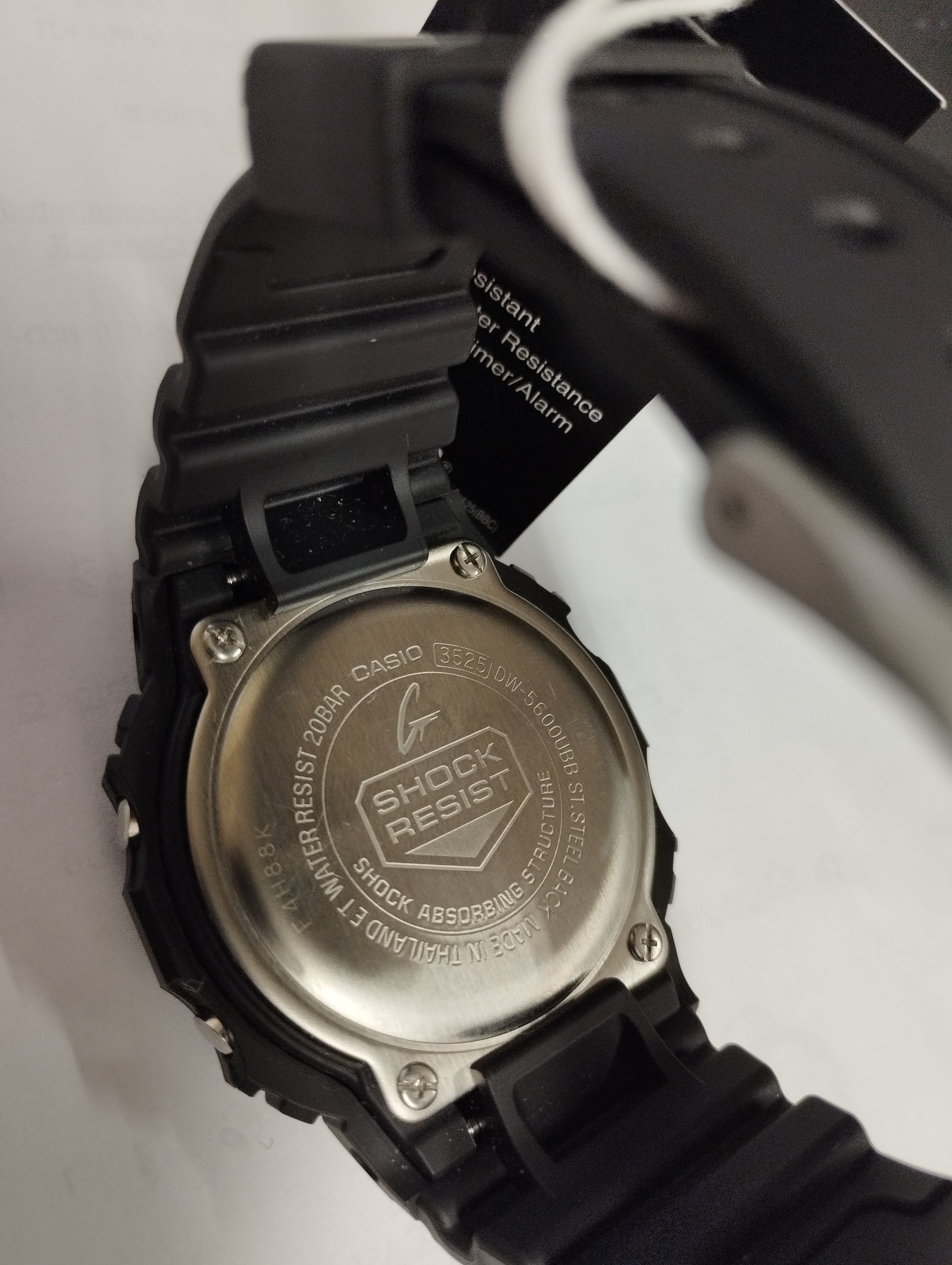 Casio G-Shock DW-5600UBB-1ER Digital Black Resin Strap Watch