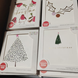 7pks of 8 each pack 56 total Caroline Gardner Xmas cards