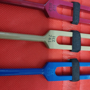 Chakra Tuning Fork Set for Healing, 7 PCS Color Weighted Tuning Forks