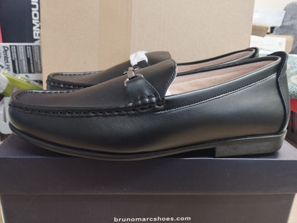 Bruno Marc Mens Loafers- UK 8 - black