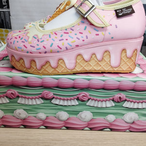 Chocolaticas I Melt For You Women's Mary Jane Platform-uk2.5/us5