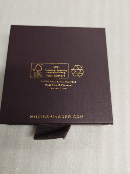 Monica Vinader December Birthstone Chain Necklace-Turquoise