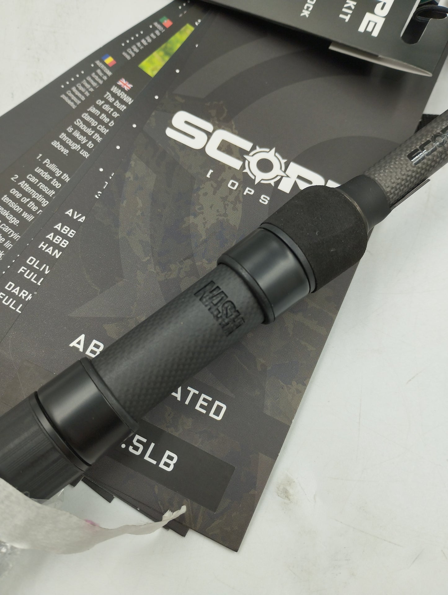 Nash Scope OPS Rod - Black Duplon Handle 6ft 3.5lbs