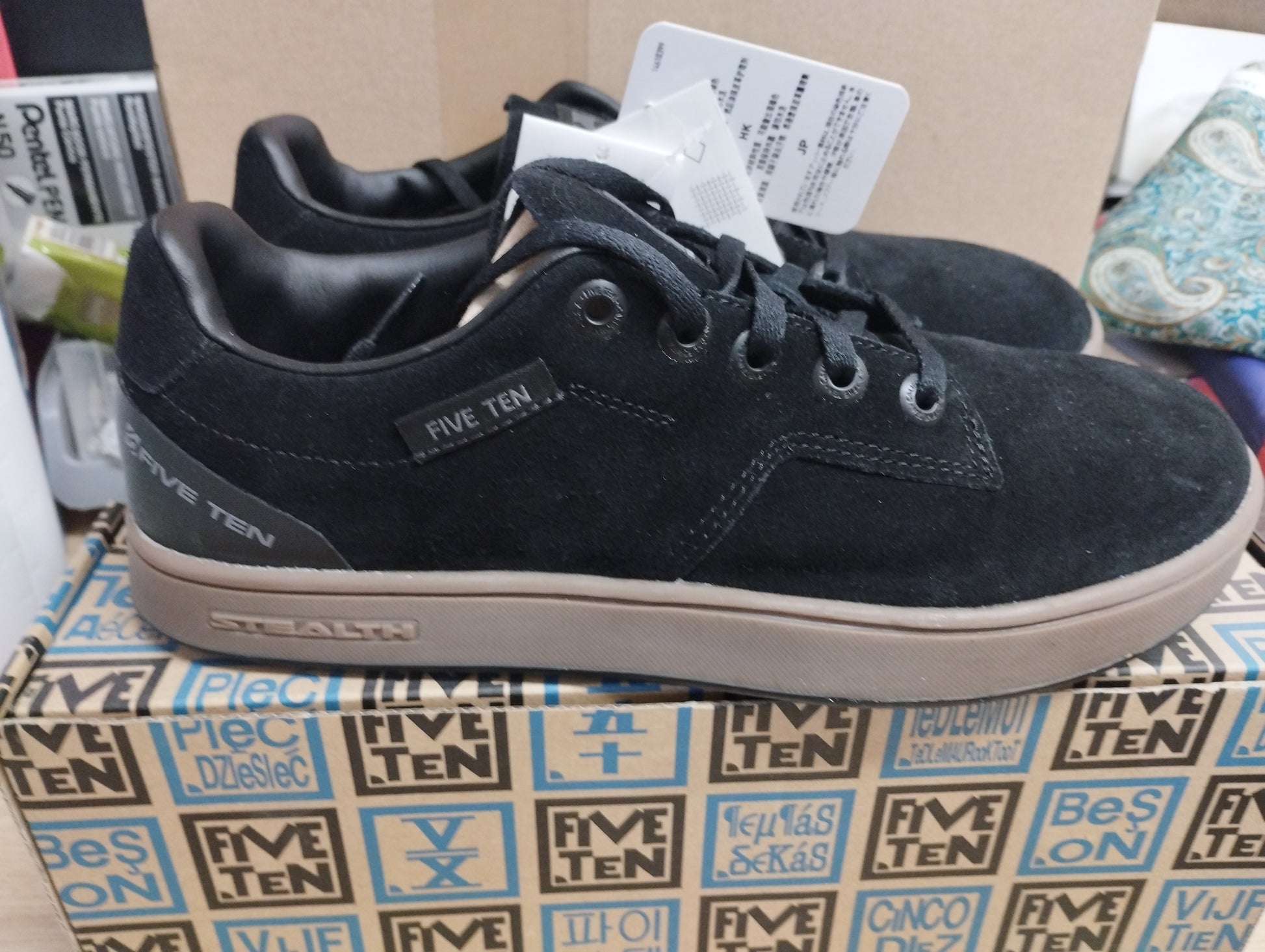 ADIDAS Five Ten Sleuth Stealth Trainers-UK6.5