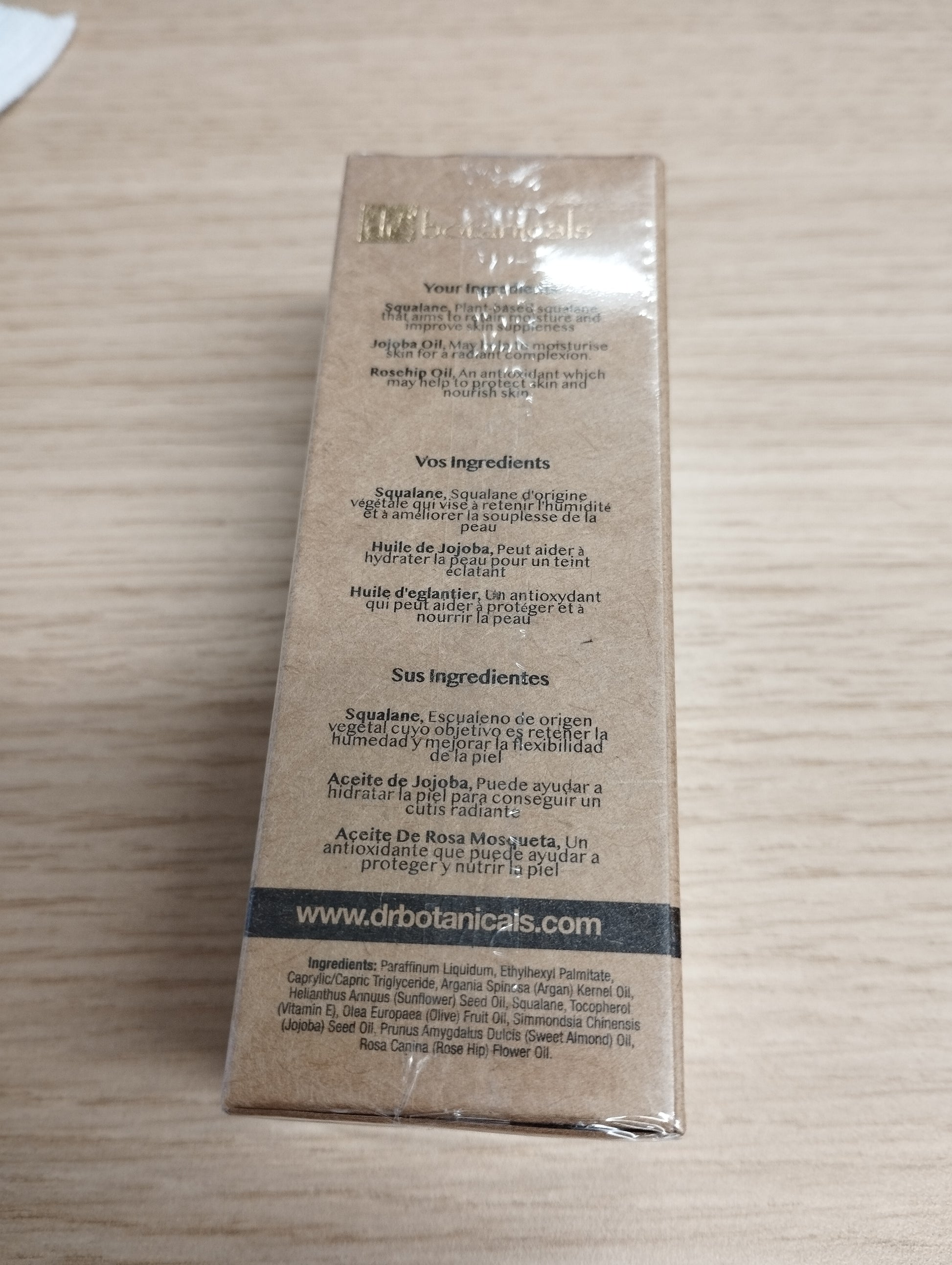 Dr Botanicals moroccan rose superfood facial oil - 30ml