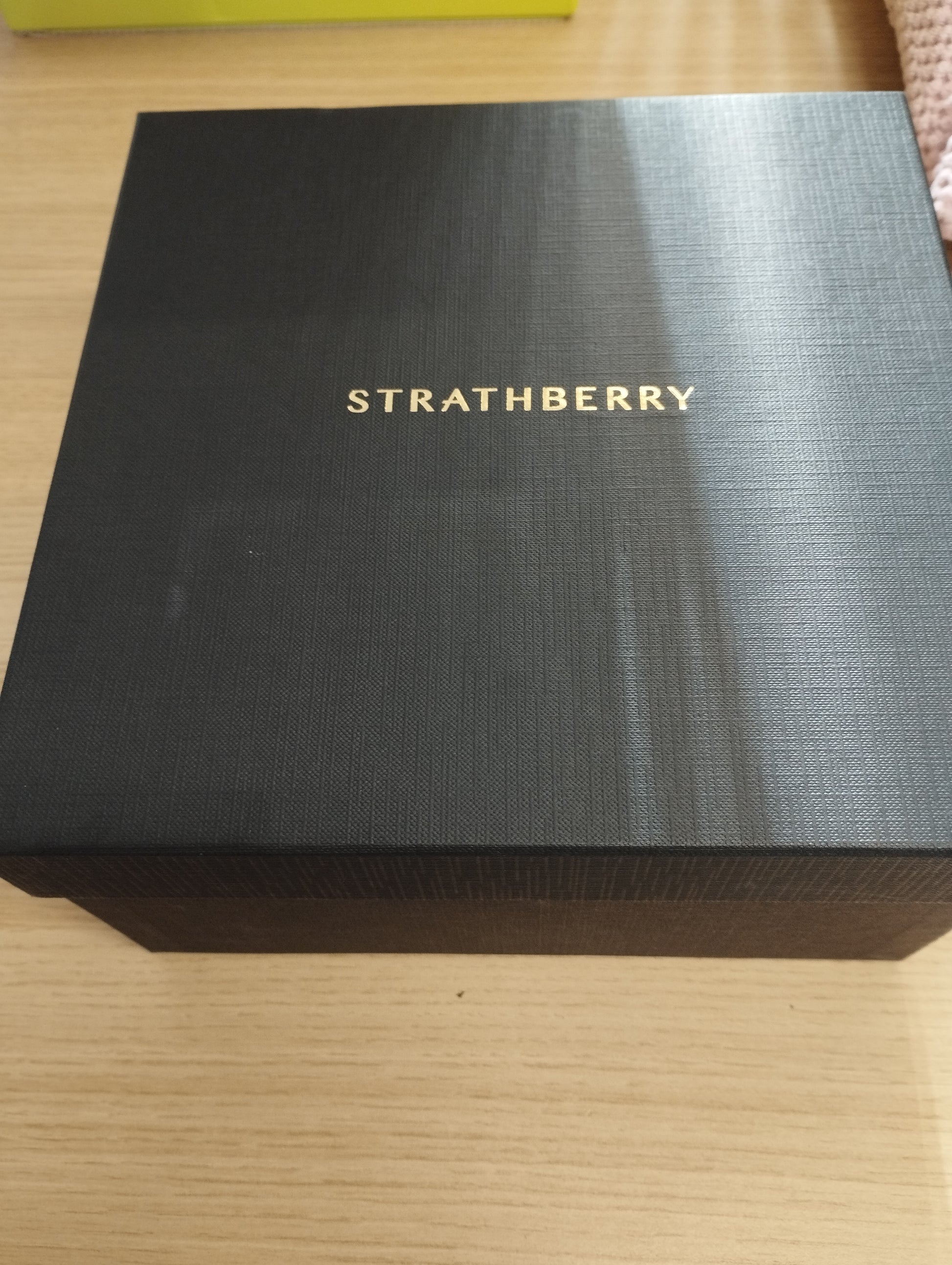 STRATHBERRY Mosaic Top Handle Nano Bag-tan