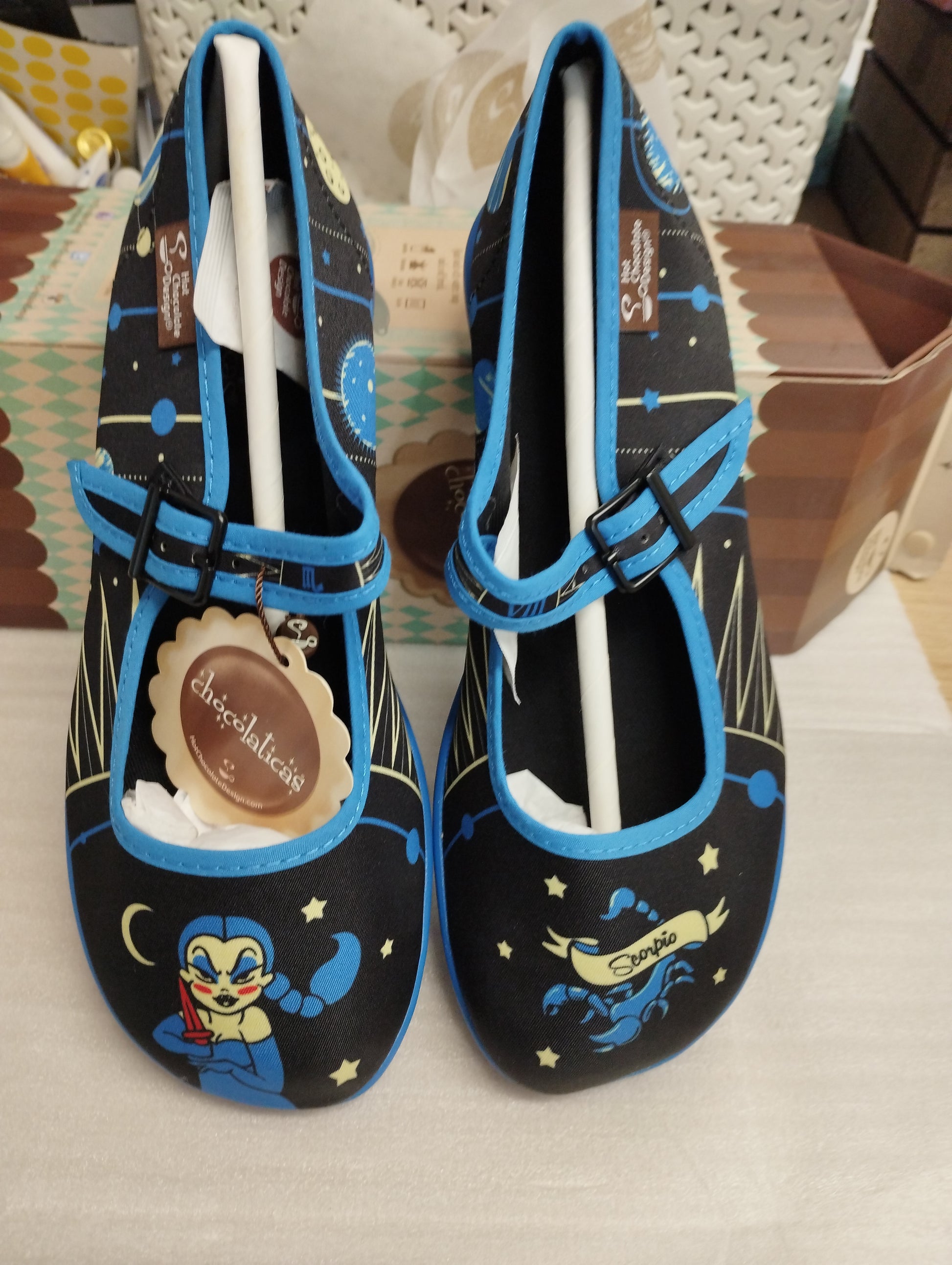 Hot Chocolate Design Scorpio Mary Janes- UK3