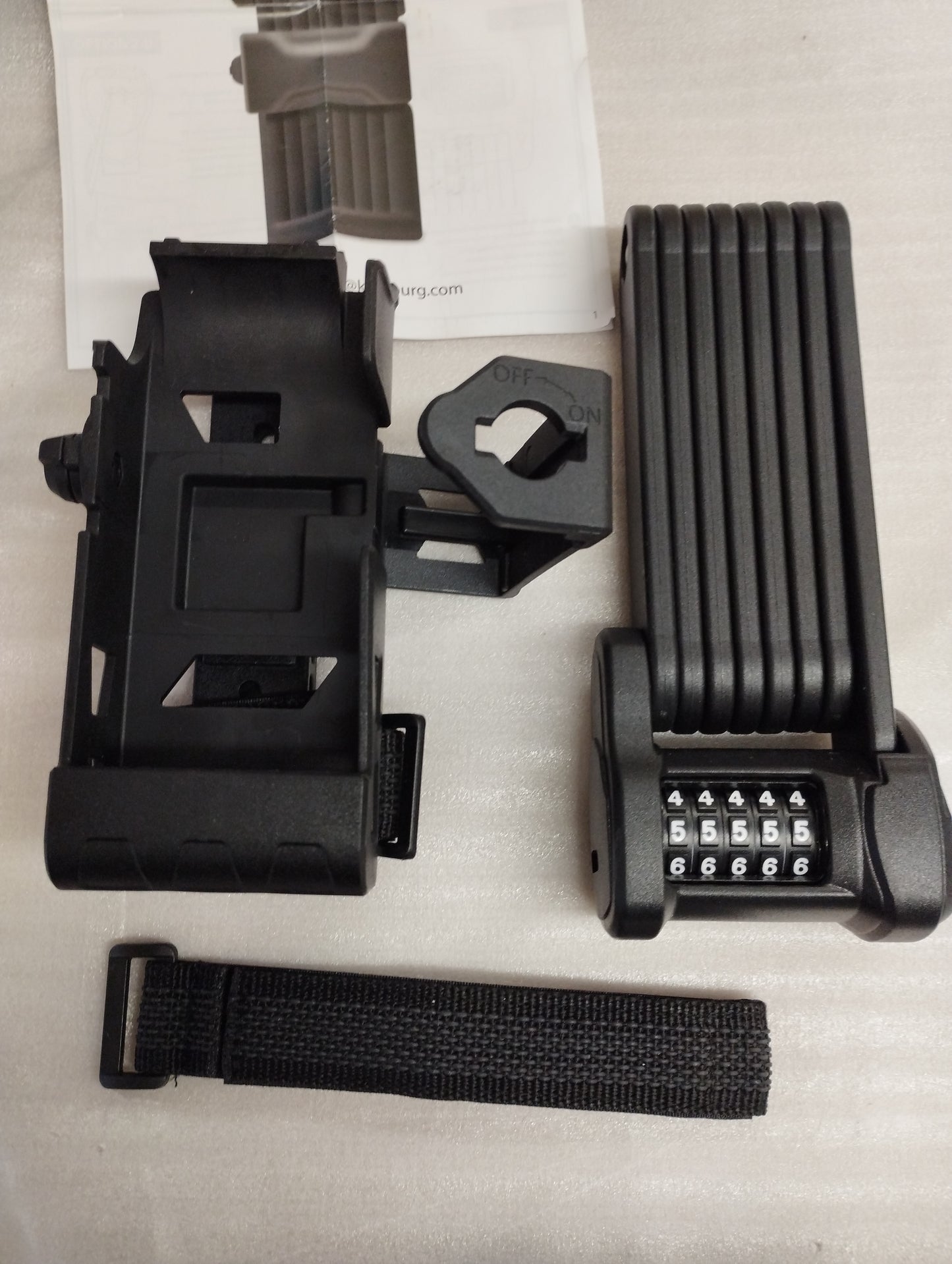 KOHLBURG Z FOLD COMBINATION BIKE LOCK