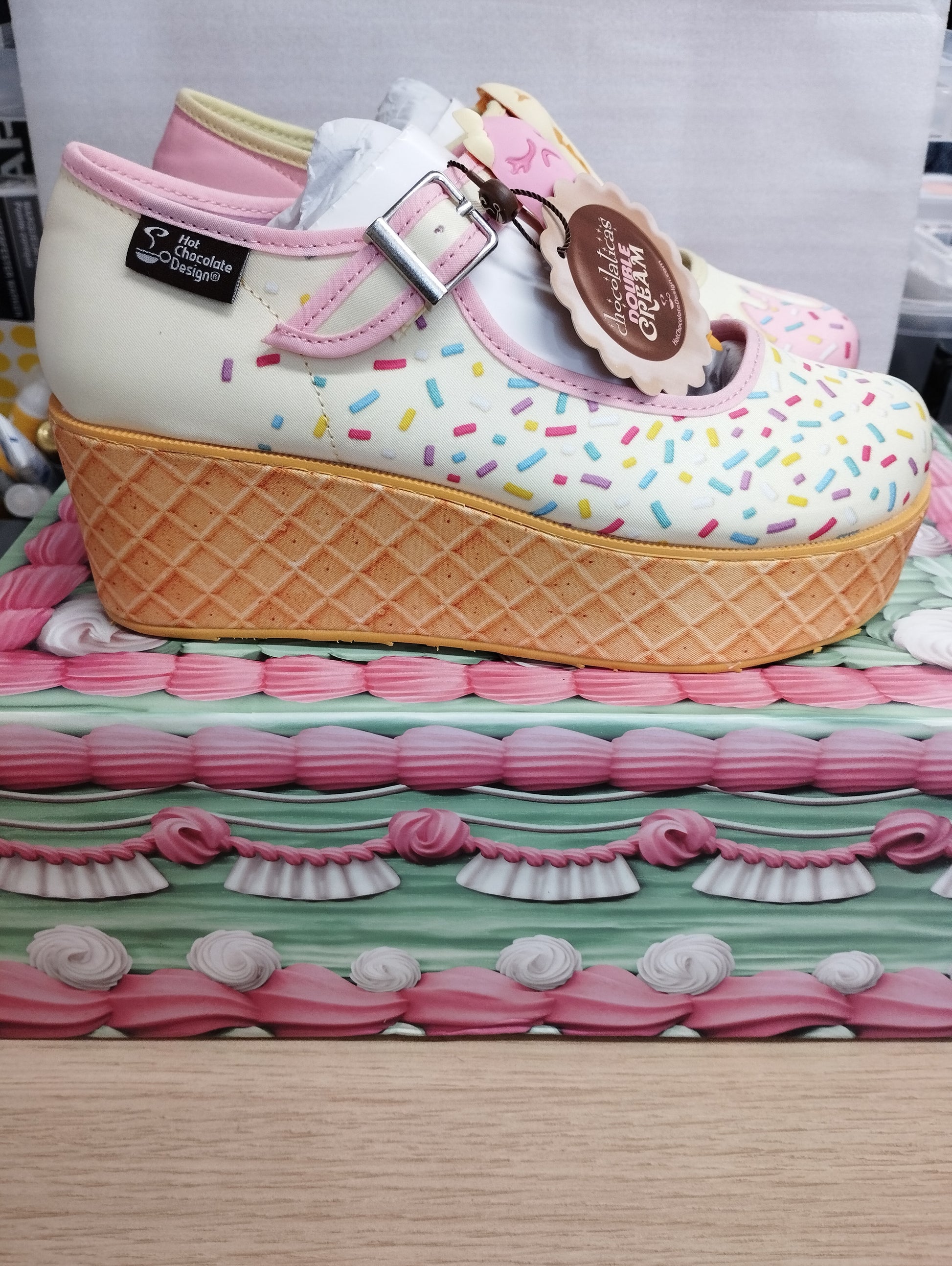 Chocolaticas I Melt For You Women's Mary Jane Platform-uk2.5/us5