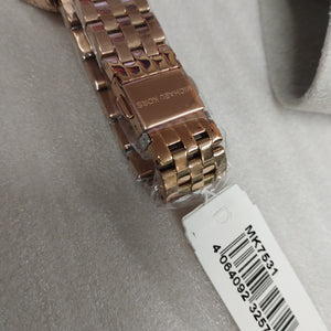 Michael Kors Mini Bryant Pavé Rose Gold-Tone Watch