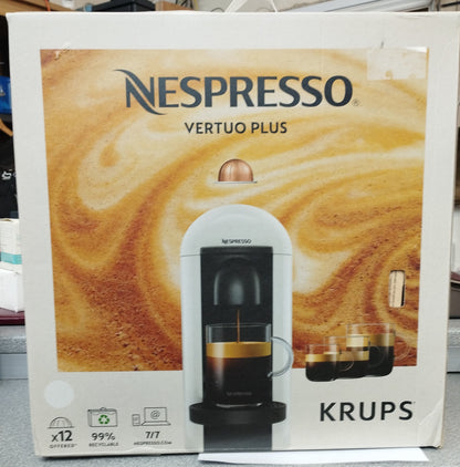 Nespresso XN903140 Vertuo Pod Coffee Machine, Fiber, 1260 W, White