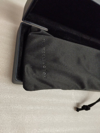 Daniel Wellington AE62R02 GRANDE Sunglasses-Rose Gold Frame-Black Lenses