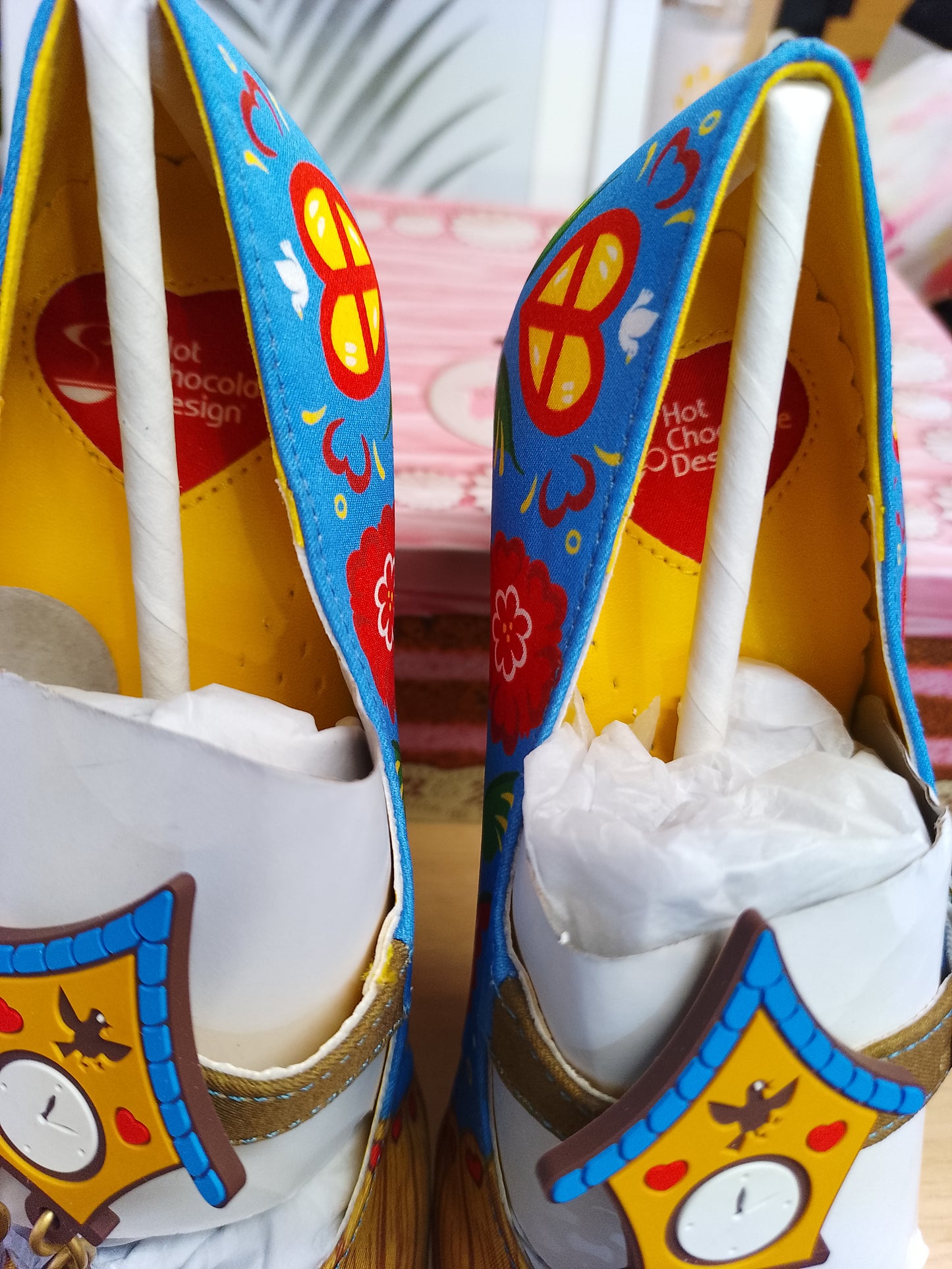 Hot Chocolate Design Chocolaticas Mid Heels CUCKOO Shoes HCD UK SHOES CUCU-UK3