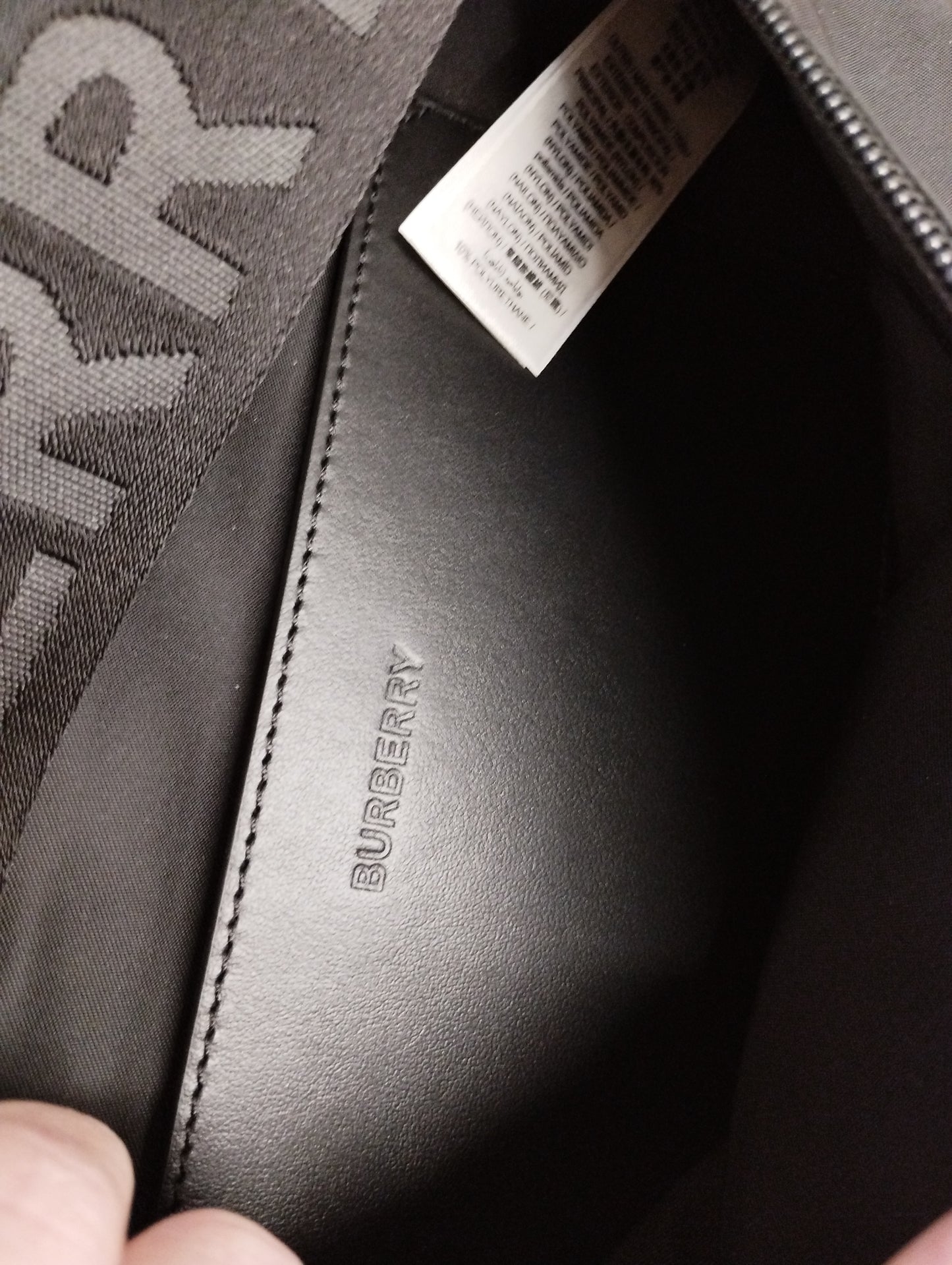 Burberry Sonny nylon bum bag -BLACK