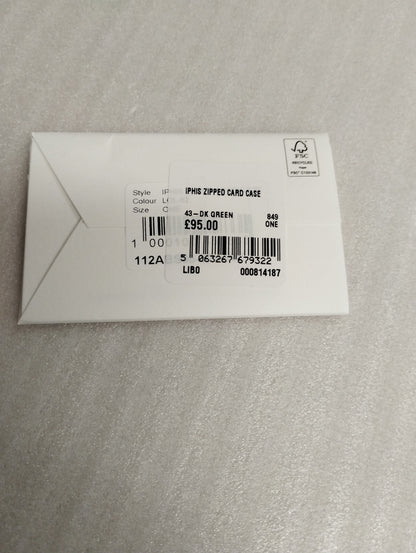 LIBERTY Iphis Zipped Card Case