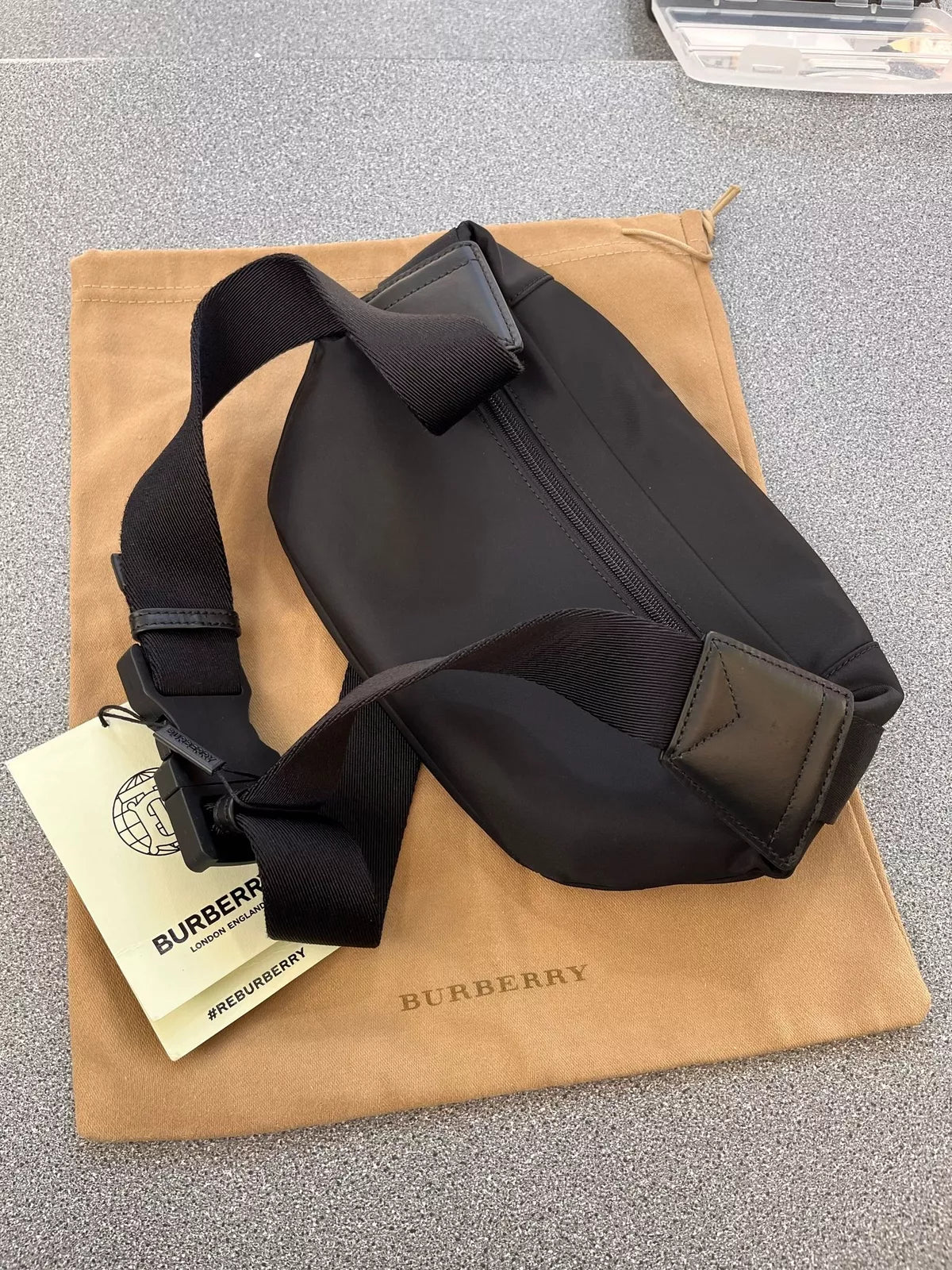 Burberry Sonny nylon bum bag -BLACK