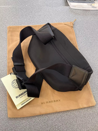 Burberry Sonny nylon bum bag -BLACK