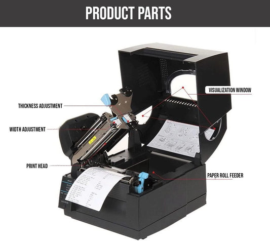 Citizen CL-S621-GRY Direct Thermal/Thermal Transfer 203DPI Label Printer