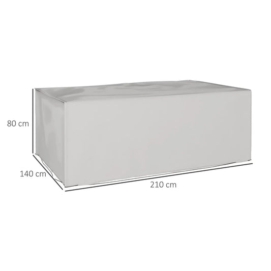 Outsunny Outdoor Garden Furniture Cover Waterproof-GREY