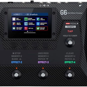 ZOOM G6 Guitar Multi Effects Processor Pedal Brand New