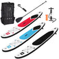DJ Sports 10ft Stand Up Inflatable Paddle Board – SUP With Bag, Pump, Oar,RED