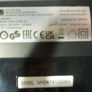 GBC Fusion 3100L A3 Laminator
