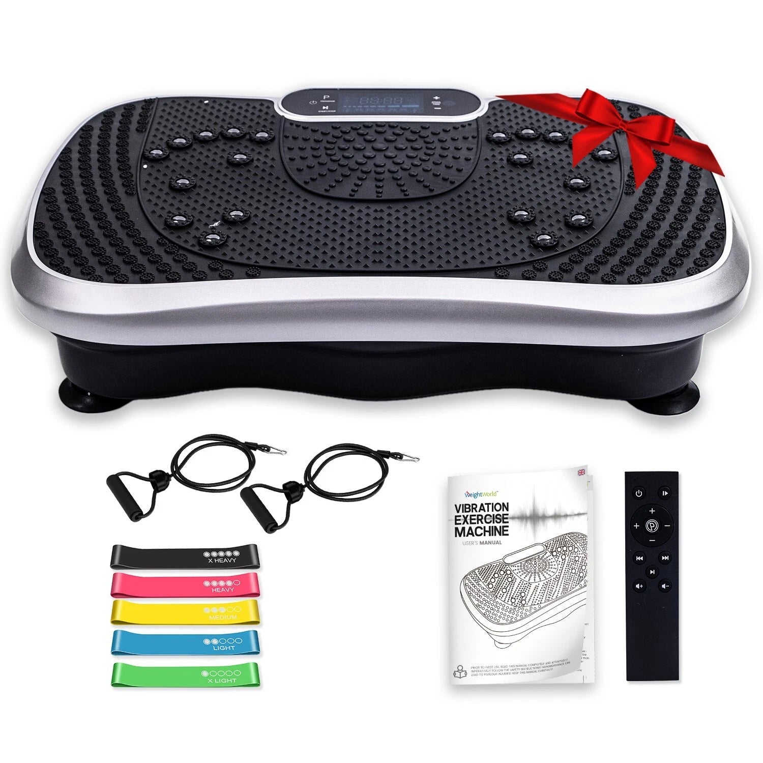 Vibration Plate Exercise Machine Home Workout Equipment & Body Shaper Massager