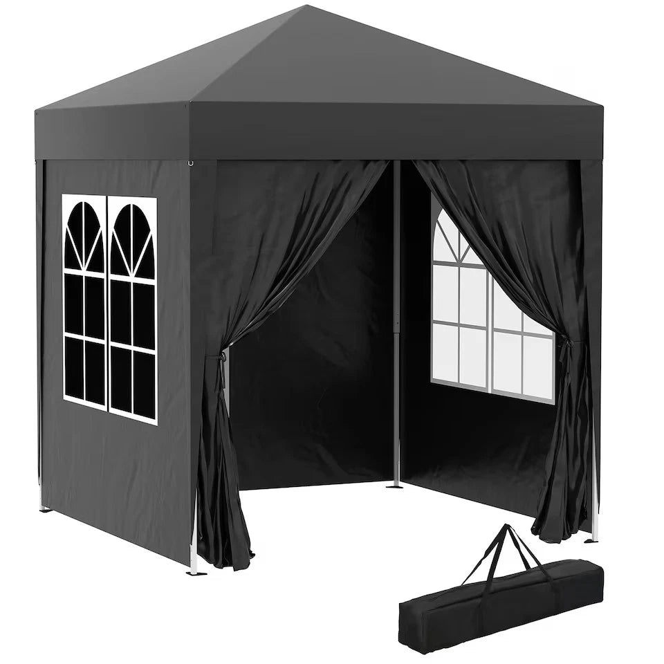 Outsunny 2mx2m Pop Up Gazebo Party Tent