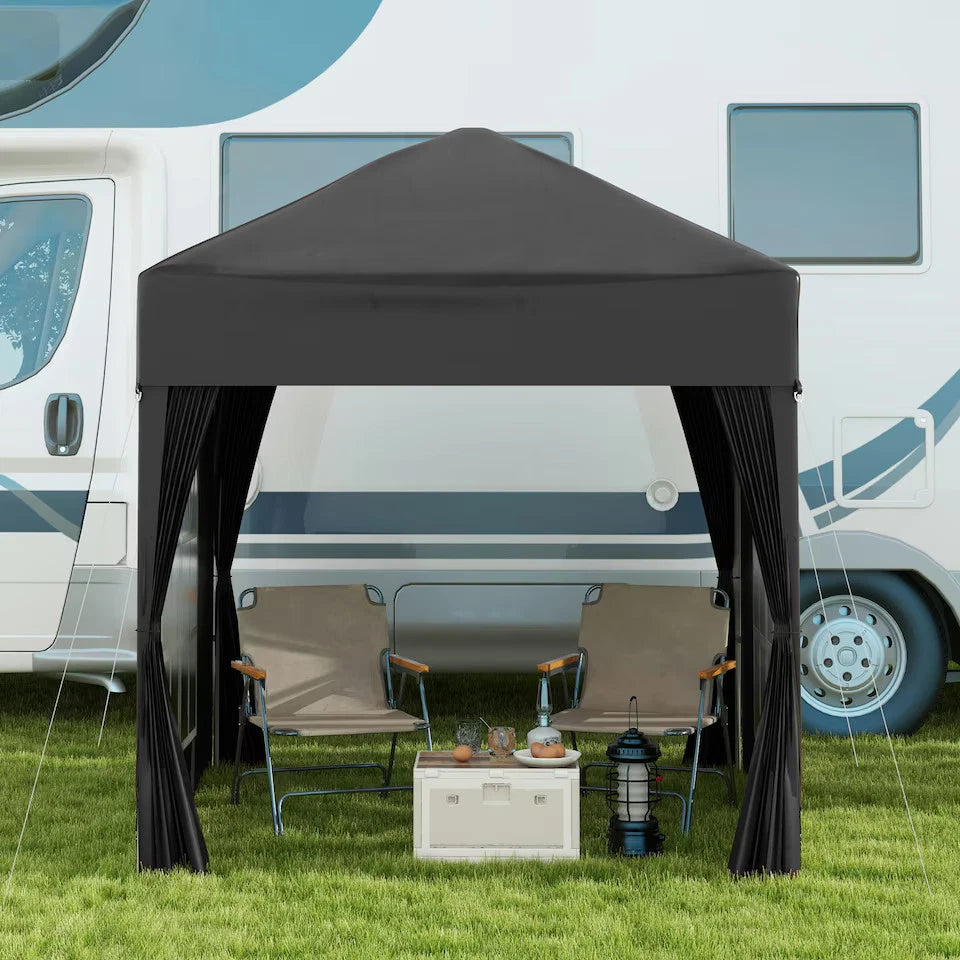 Outsunny 2mx2m Pop Up Gazebo Party Tent