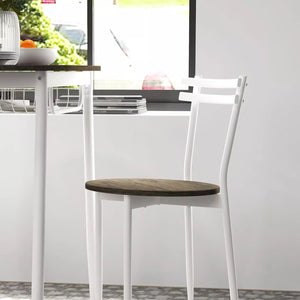 HOMCOM 3-Piece Dining Table and Chairs Set