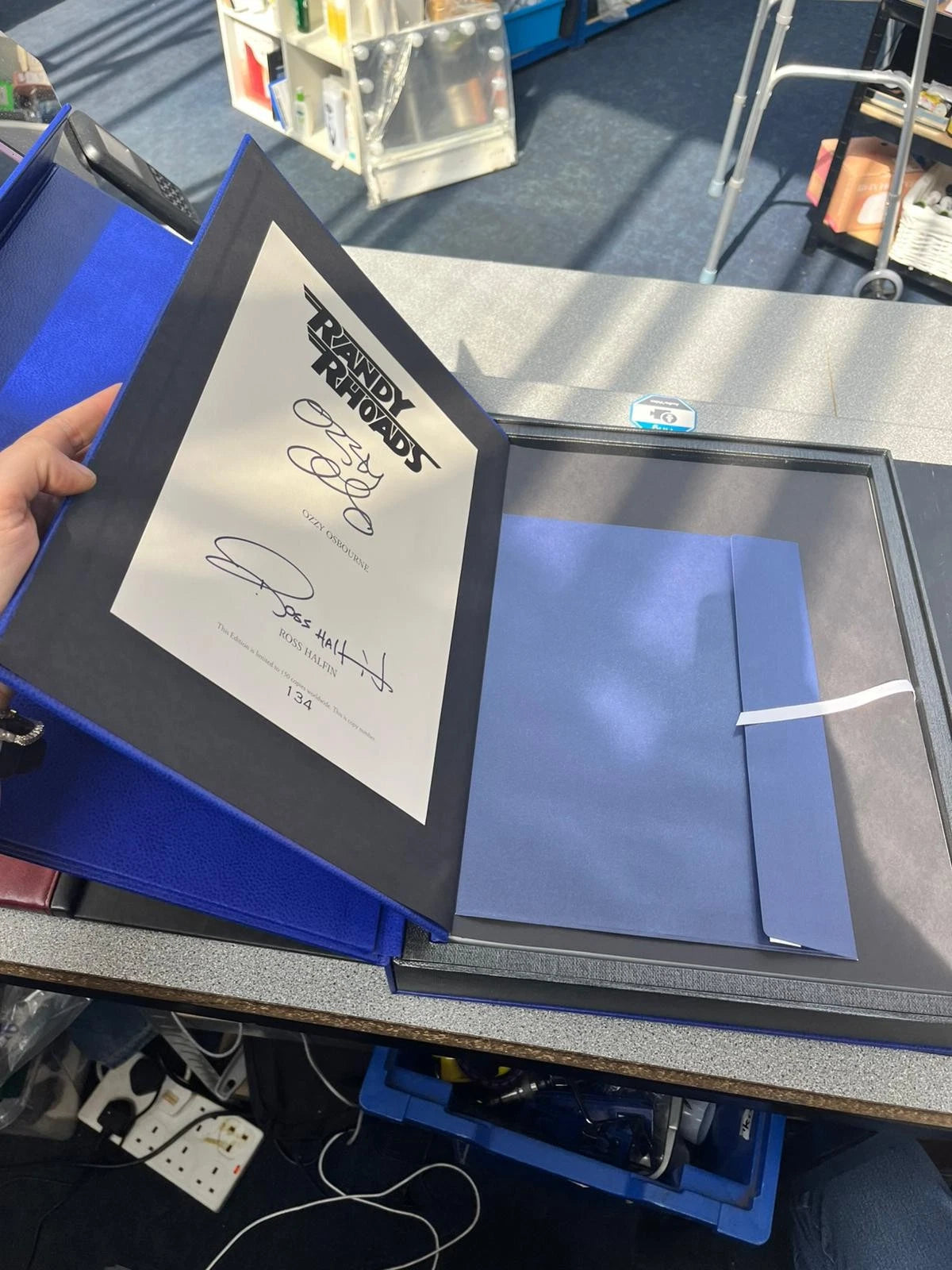 Ozzy Osbourne & Randy Rhoads – Signed Super Deluxe Book 134 OUT OF 150