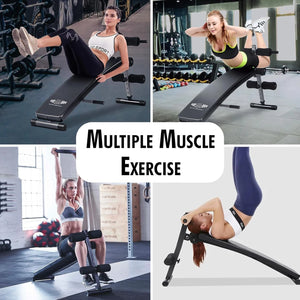 FK Sports Adjustable Weight Bench | Sit up Bench