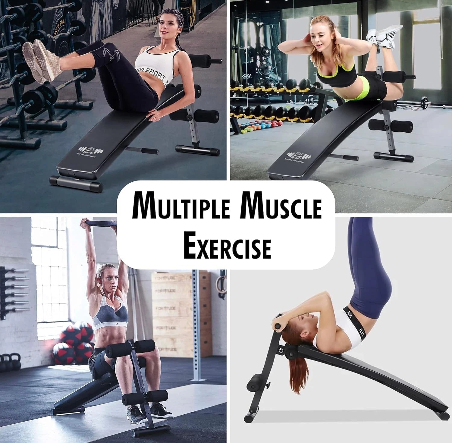 FK Sports Adjustable Weight Bench | Sit up Bench