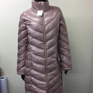 Calvin Klein Womens Chevron Quilted Packable Down Jacket Medium