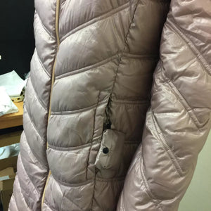Calvin Klein Womens Chevron Quilted Packable Down Jacket Medium
