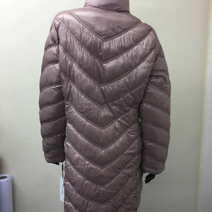Calvin Klein Womens Chevron Quilted Packable Down Jacket Medium