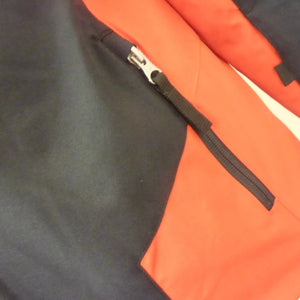 WOMENS SPYDER JACKET-LARGE-BLACK/RED
