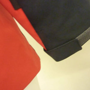 WOMENS SPYDER JACKET-LARGE-BLACK/RED