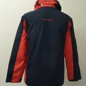 WOMENS SPYDER JACKET-LARGE-BLACK/RED