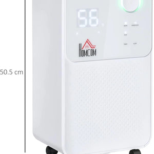 HOMCOM 12L/Day Dehumidifier for Home
