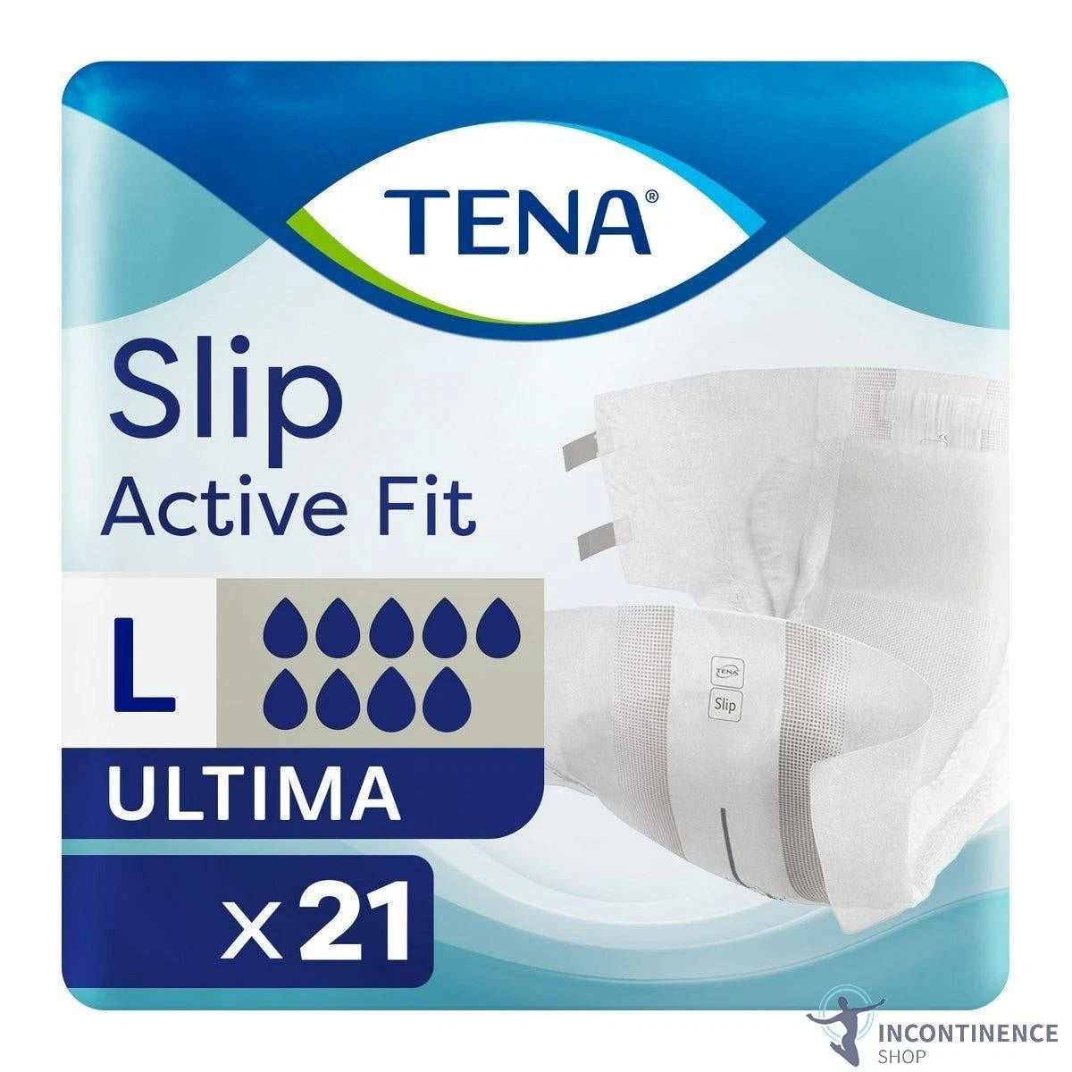 TENA Incontinence Slip Active Fit Ultima - Large - Pack of 21