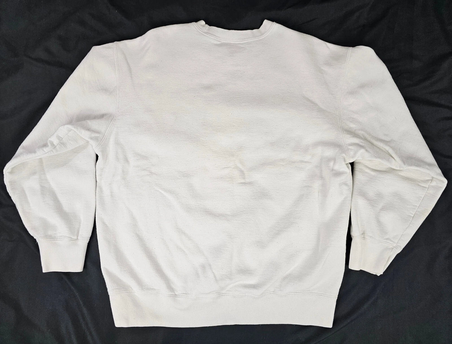 Supreme Stacked Crewneck Sweater White Men's Size Large SS21