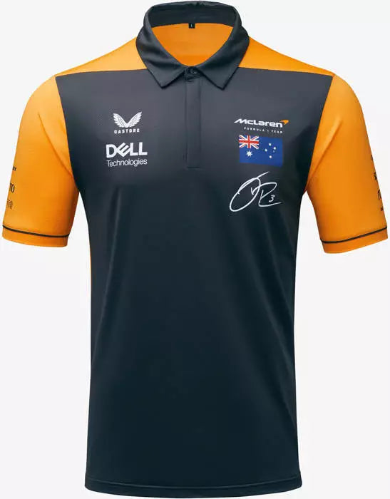 McLaren F1 2022 Adults Replica Drivers Polo Daniel Ricciardo Large