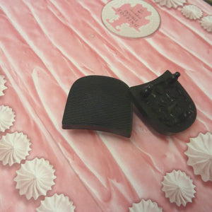 HOT CHOCOLATE DESIGN GOTHIC CHURCH MID HEEL-COLOUR:PURPLE/BLACK-SIZE UK5/EU38