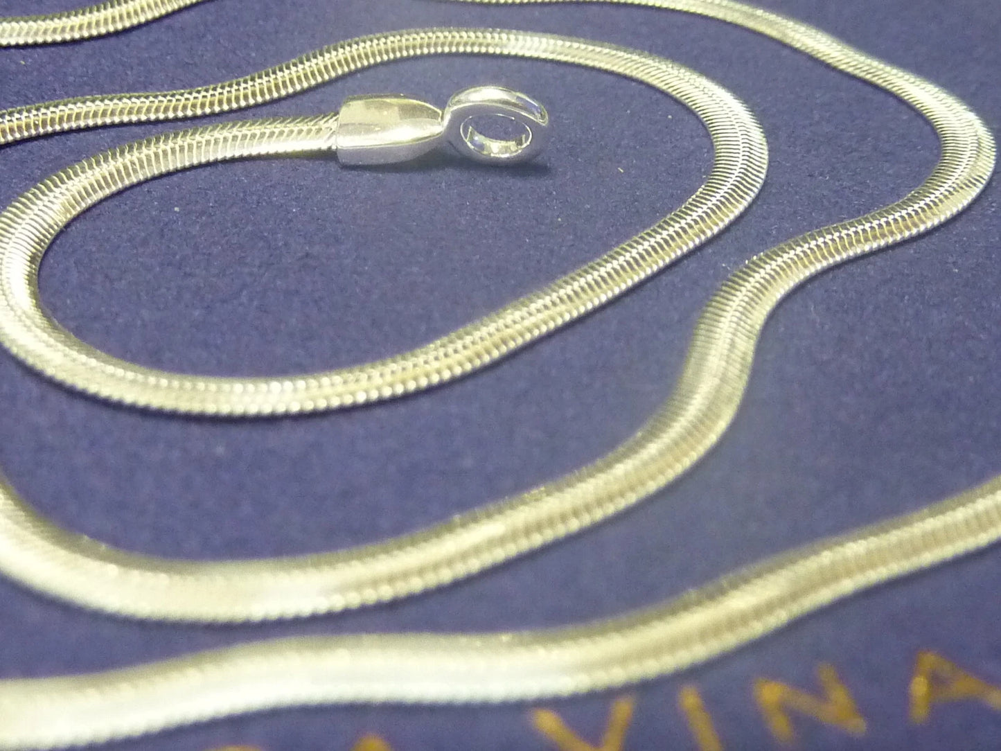 LIBERTY MONICA VINADER-SNAKE CHAIN NECKLACE-18" STERLING SILVER RRP£178