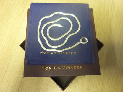 LIBERTY MONICA VINADER-SNAKE CHAIN NECKLACE-18" STERLING SILVER RRP£178