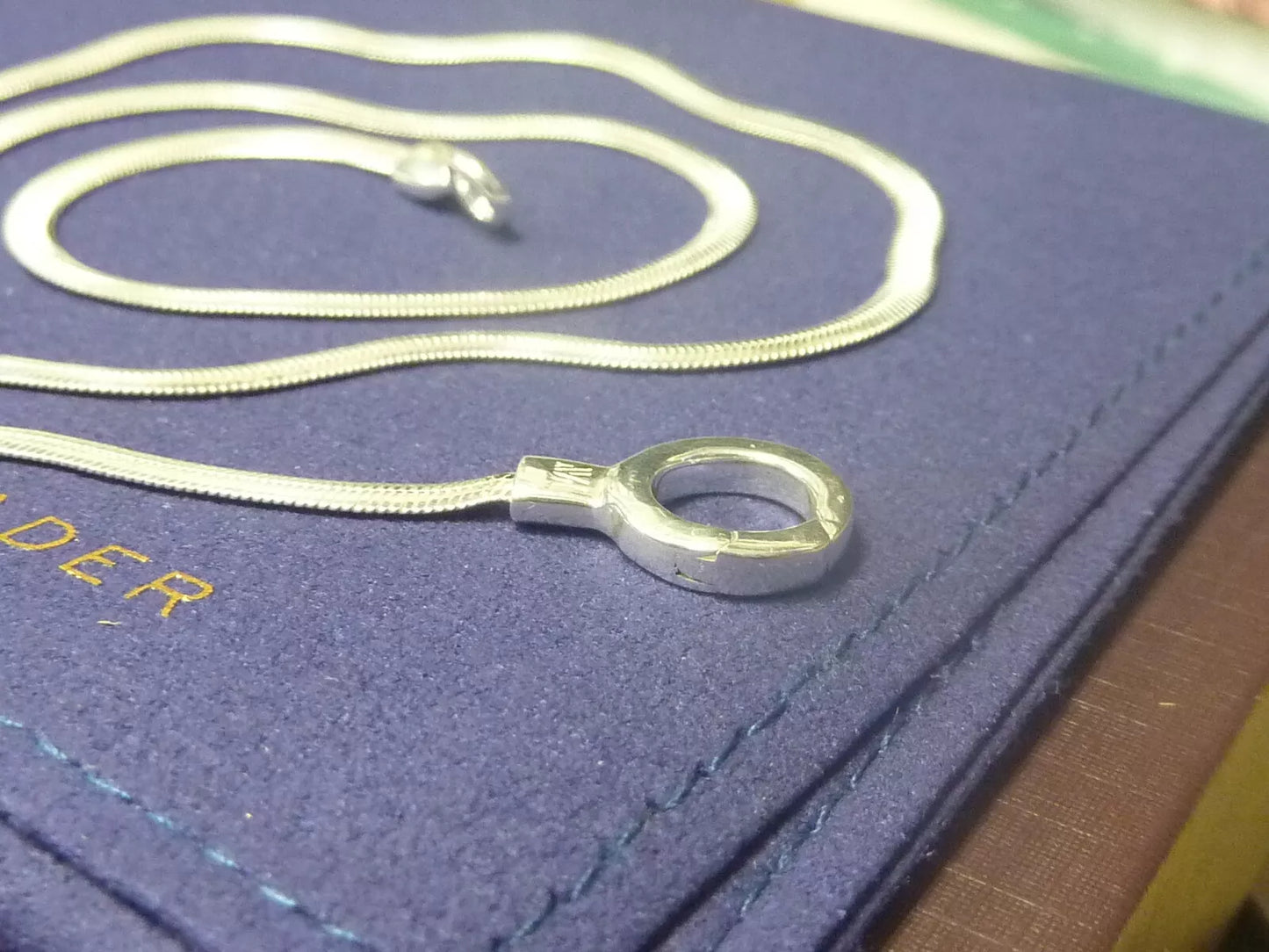 LIBERTY MONICA VINADER-SNAKE CHAIN NECKLACE-18" STERLING SILVER RRP£178